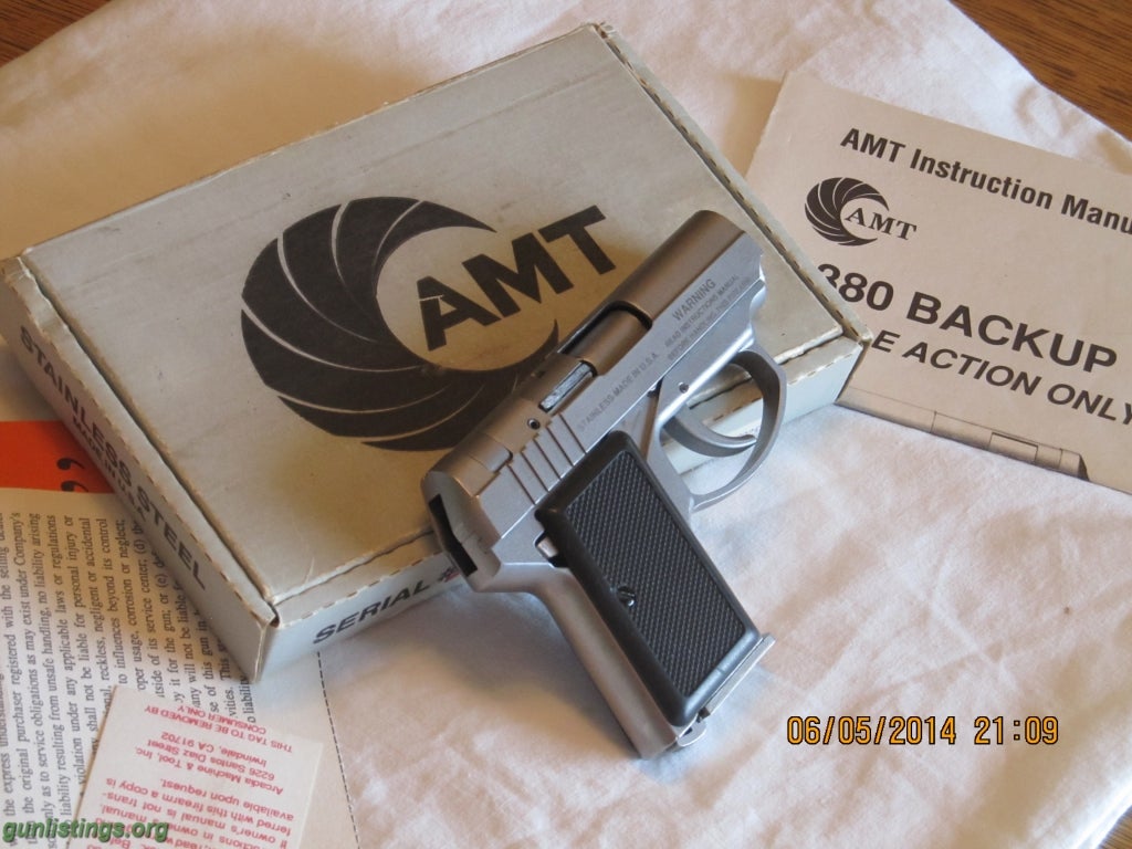 Pistols AMT 380 DAO Back-Up