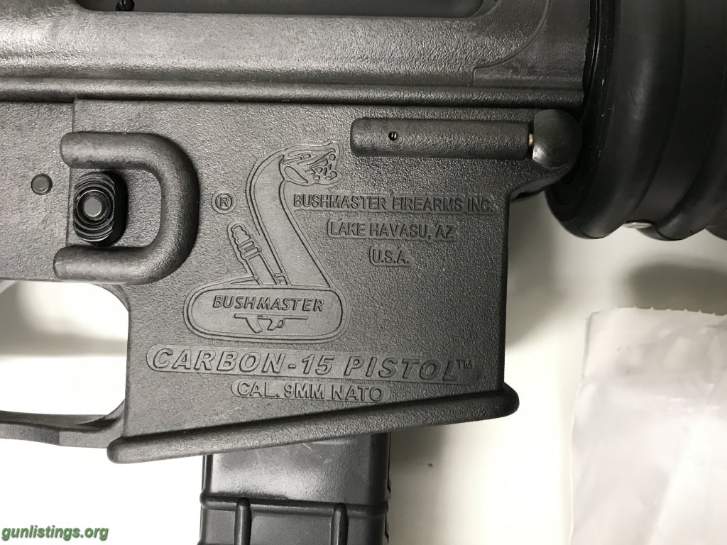 Pistols AR-15 Pistol 9mm With Brace