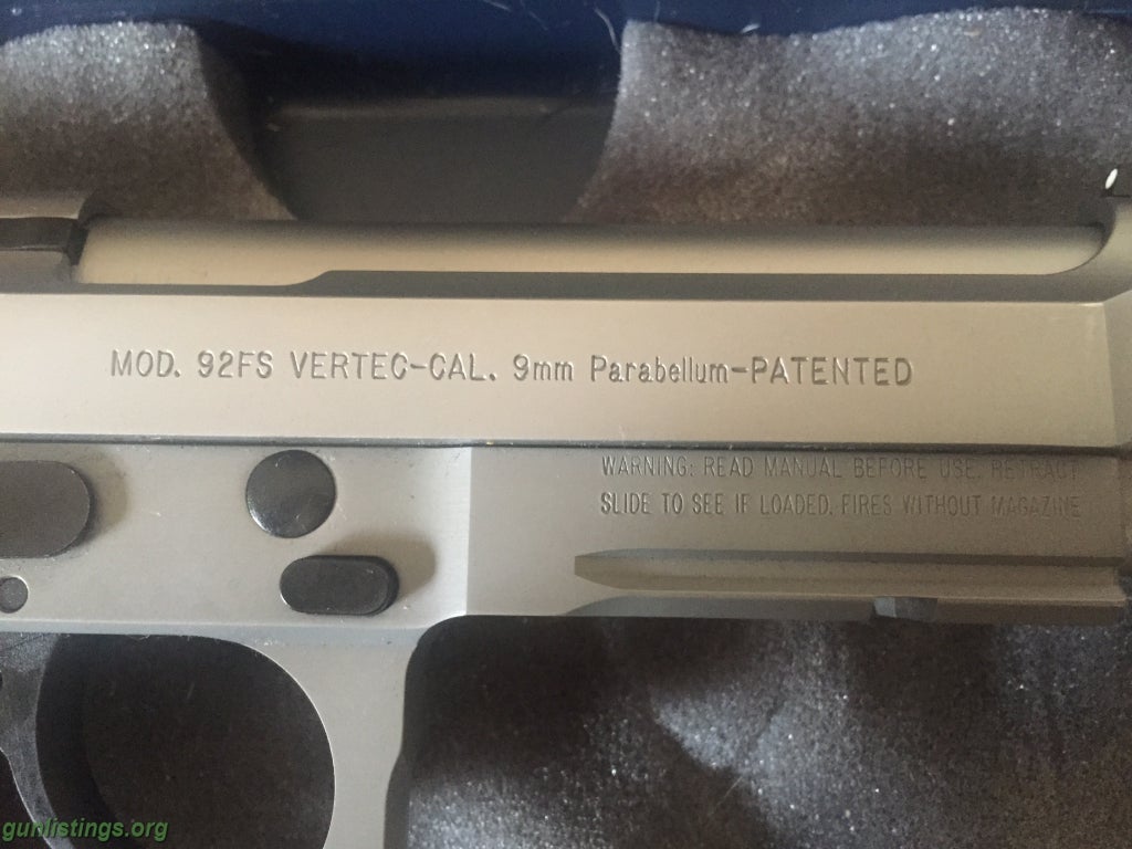 Pistols Beretta 92FS Vertec Inox