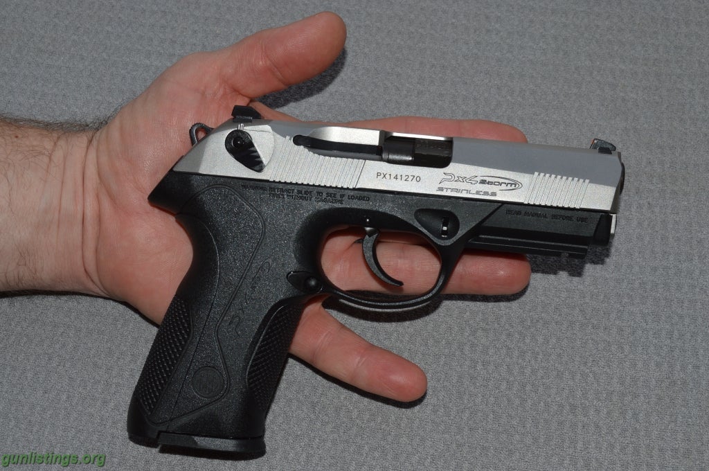 Pistols Beretta PX4 Storm Inox 9mm Pistol