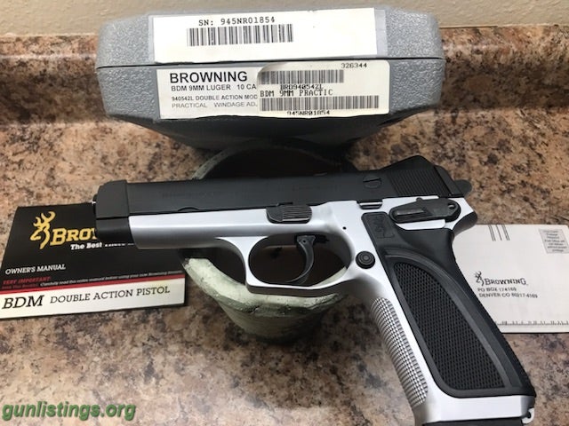 Pistols BROWNING BDM 9MM...RARE...UNIQUE