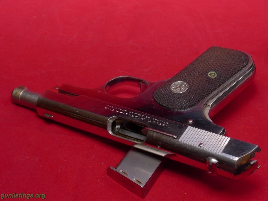 Pistols Colt -- Magnificent 1903 Browning-designed .32 ACP