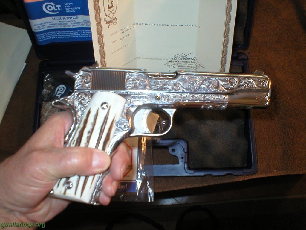 Pistols Colt Engraved 1911