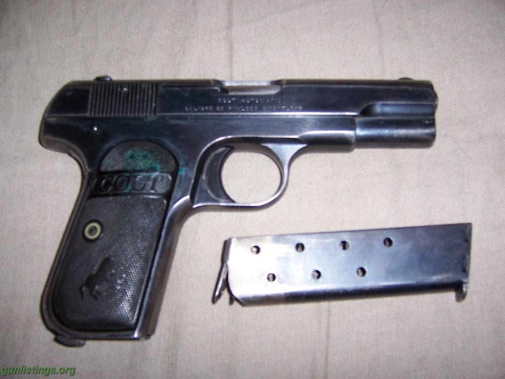 Pistols Colt Hammerless 1903 32 Auto