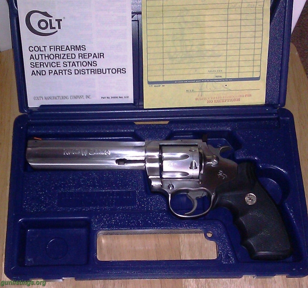 Pistols Colt King Cobra .357 Magnum Factory Enhanced