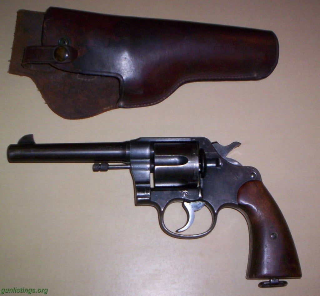 Pistols Colt Model 1917 DA .45 Caliber Revolver