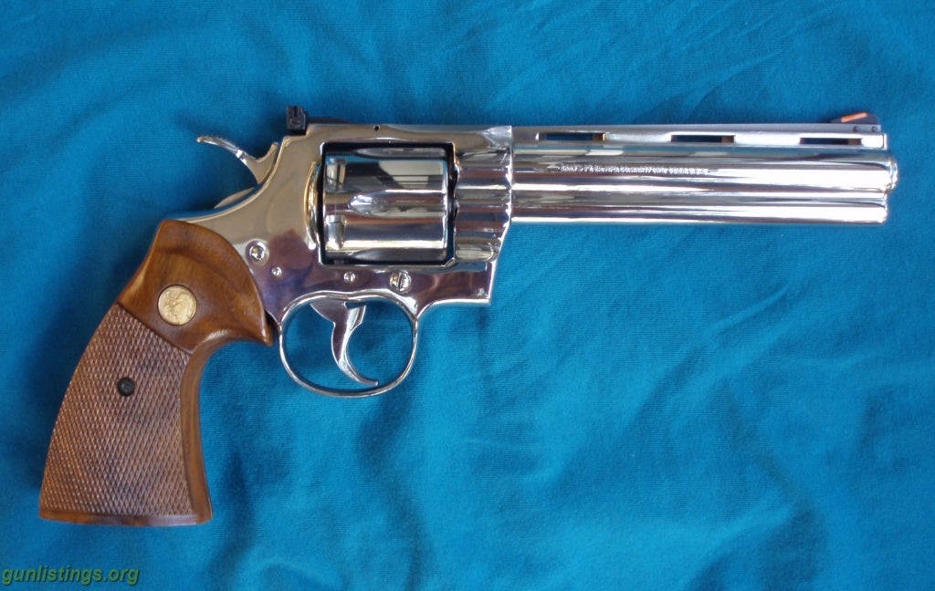 Pistols COLT PYTHON 357 Revolver Bright SS