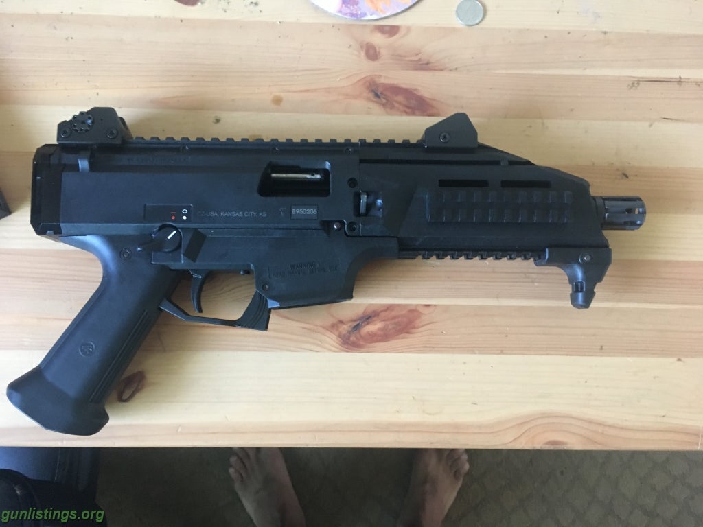 Pistols CZ Scorpion EVO 9mm Semiautomatic Pistol