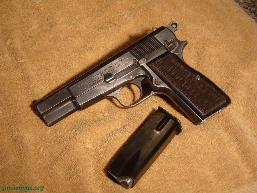 Pistols Fabrique Nationale Browning Hi-Power Nazi Era 9 MM