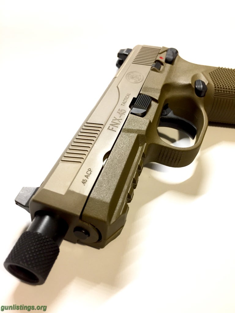 Pistols FN FNX 45 Tactical FDE