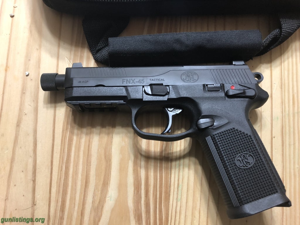 Pistols FN 45 Acp Tactical With Threaded  Barrel