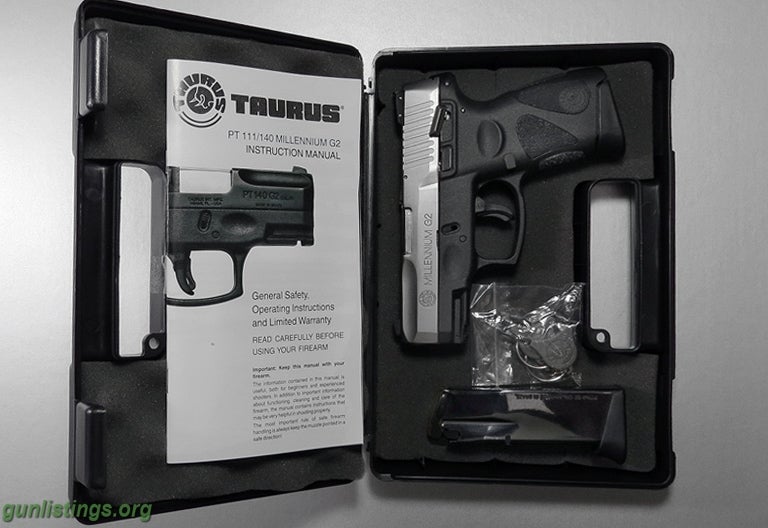 Pistols FS: Taurus PT140 Millennium G2 SS Slide 11+1