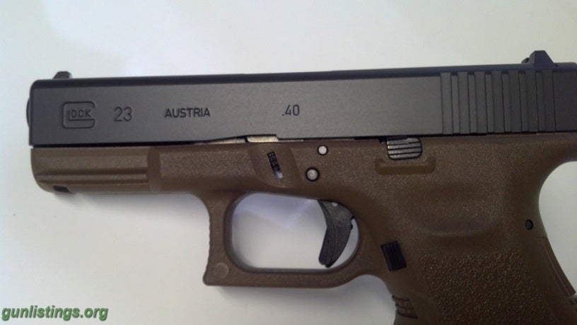 Pistols GLOCK 23 FDE