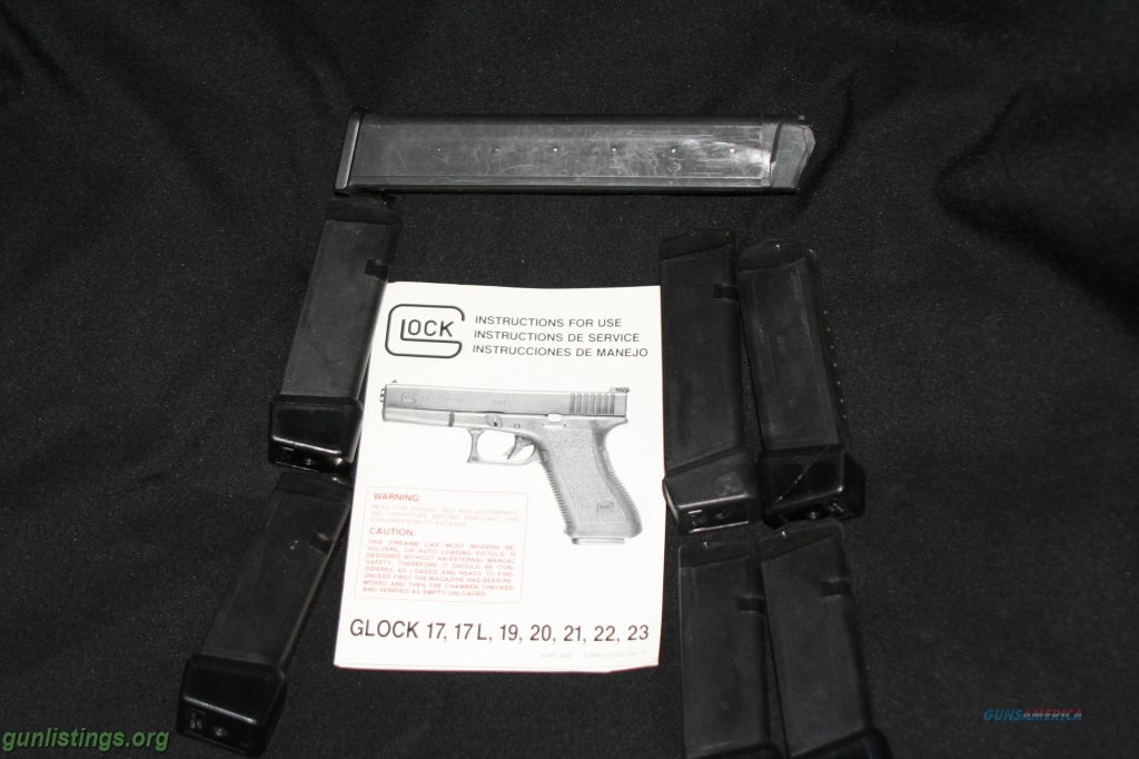 Pistols Glock 23, Ported, W Laser Grip