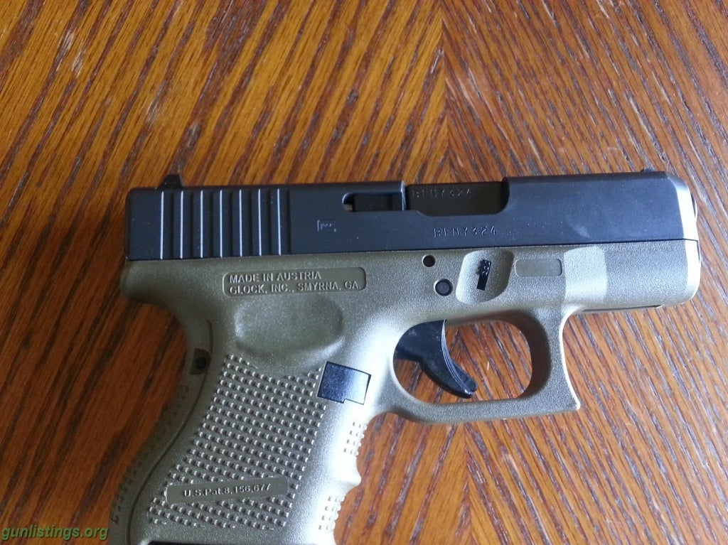 Pistols Glock 26 Gen 4, 9mm OD GREEN 3 Mags