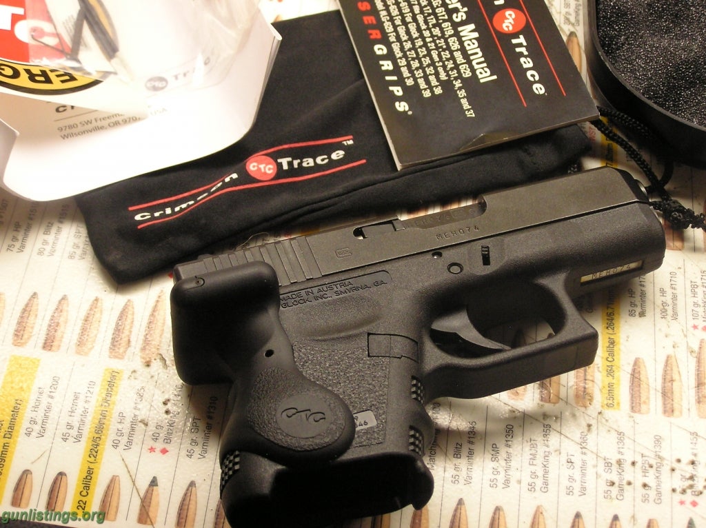 Pistols Glock 27 With Crimson Trace