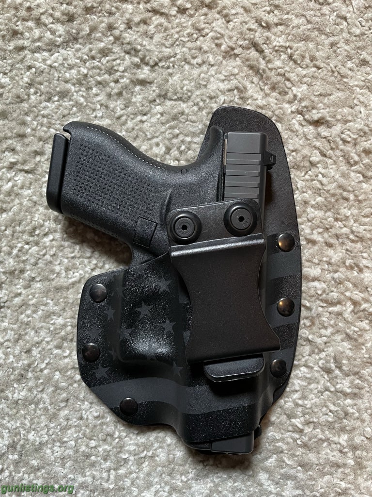 Pistols Glock 42 .380 Cal With IWB RH Holster