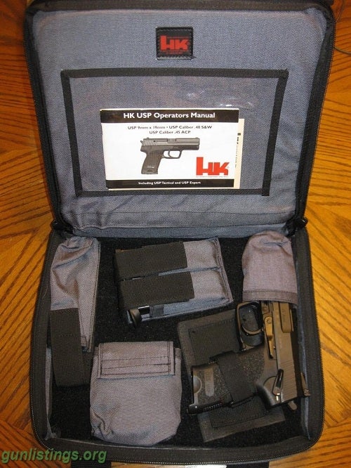 Pistols Heckler & Koch -- USP 45 TACTICAL .45ACP With Case