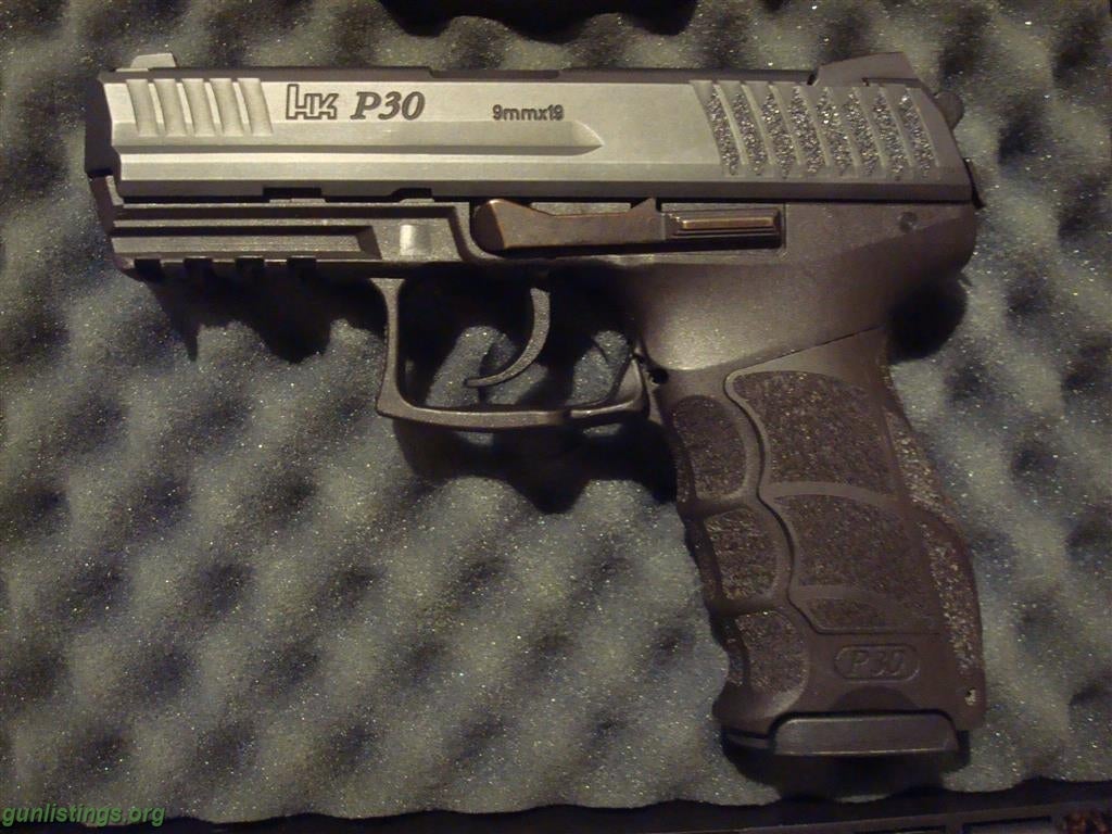 Pistols H&K P30 With Night Sights, Holsters, Ammo