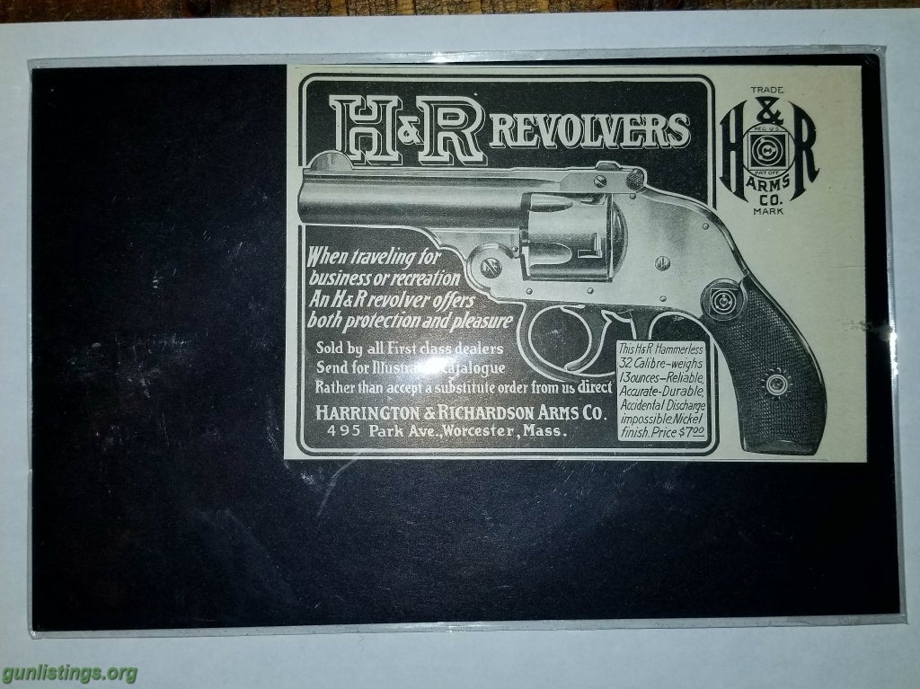 Pistols H&R Top Break Revolver, 32 S&W