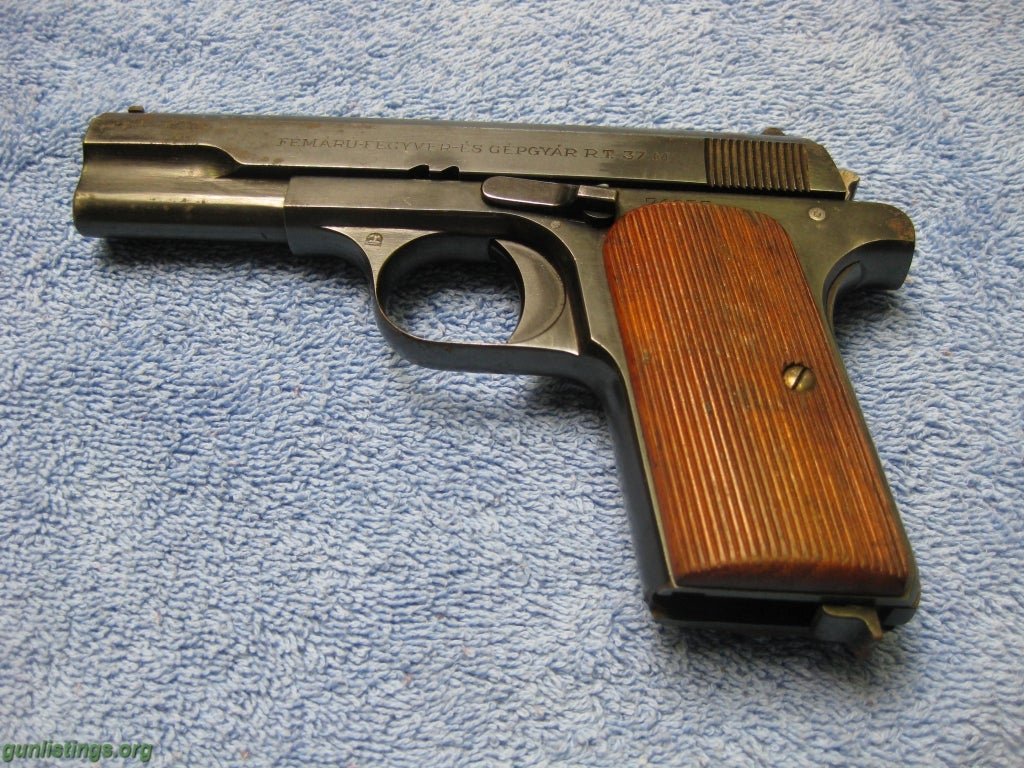 Pistols Hungarian Model 37 Automatic Pistol