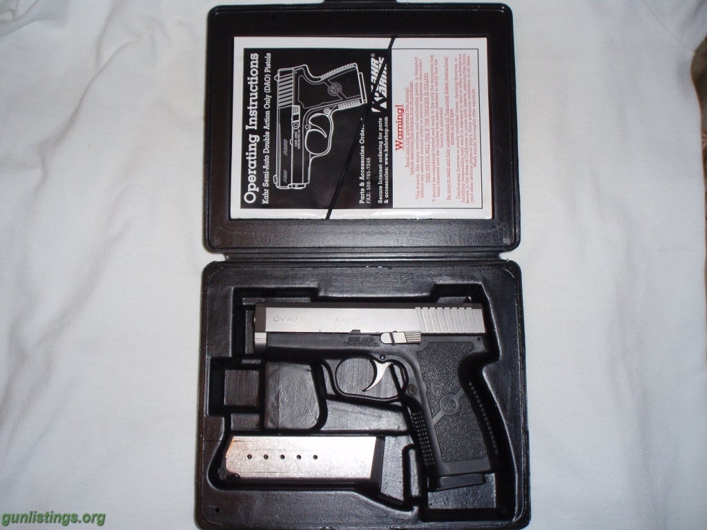 Gunlistings.org - Pistols Kahr 40 Caliber Pistol Perfect Concealed Carry