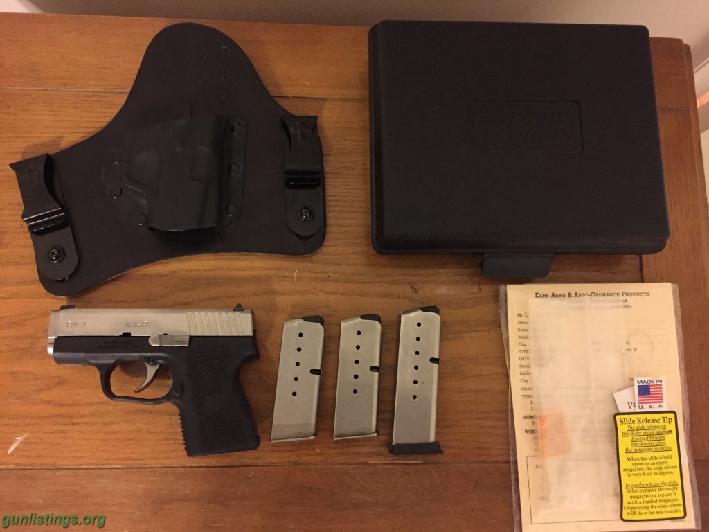 Pistols Kahr CM9 Night Sight LNIB