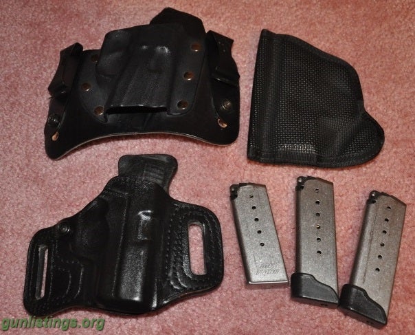 Gunlistings.org - Pistols Kahr PM9 W/night Sights & Holsters