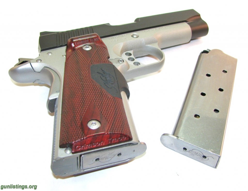 Pistols Kimber Crimson Carry II Pro 2-tone WIth Lasergrips