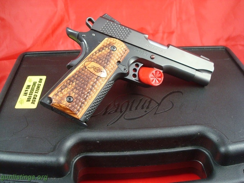 Pistols Kimber Pro Raptor II 45 W/ Night Sights