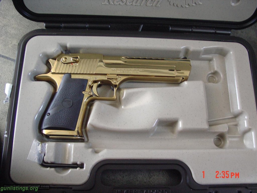 Pistols Magnum Research Desert Eagle Gloss Gold