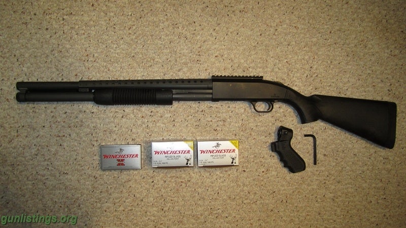 Pistols Mossberg 500 Persuader W/ Heat Shield - Sale Or Trade