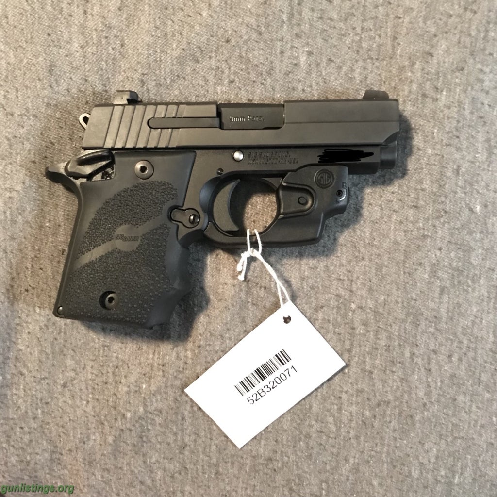 Pistols New Sig Sauer P938 Micro Compact 9mm W/ Lima38 Laser