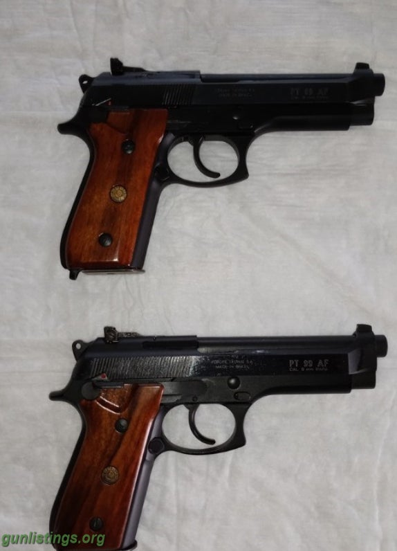 Pistols Nice Taurus PT-99's With Consecutive Serial Numbers