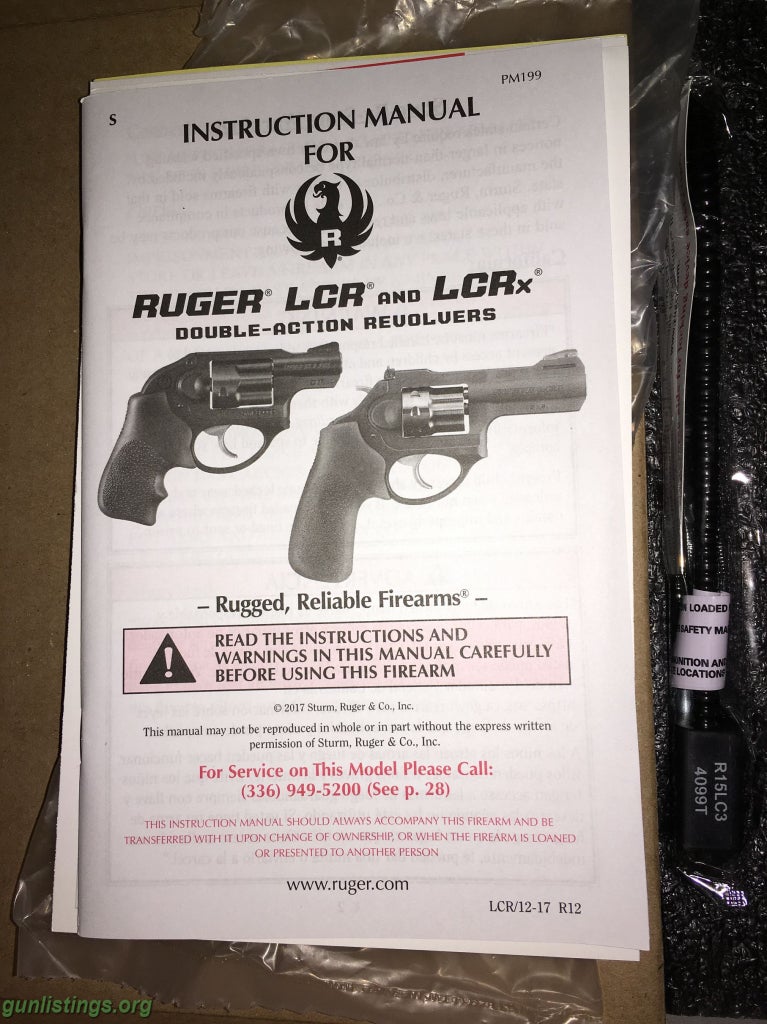 Pistols Ruger LCR