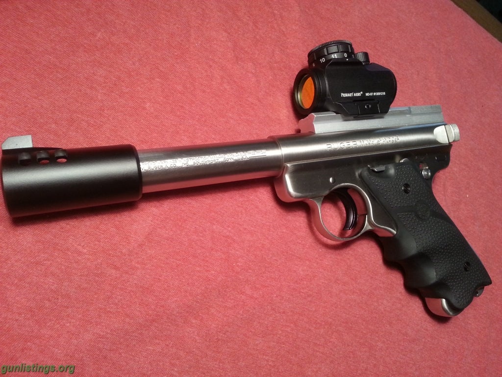 Pistols Ruger Mk Ll Target With Acc.