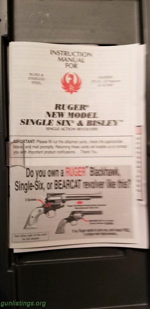 ruger super single six serial number