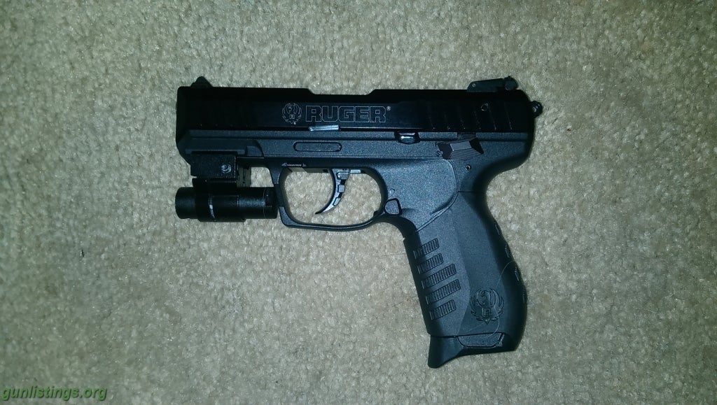 Pistols Ruger SR22 With Laser