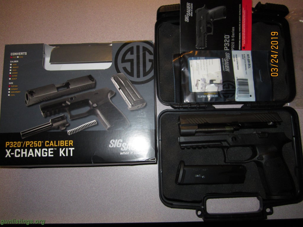 Pistols Sig Sauer P320 Caliber X-Change Kit 40 Full Size