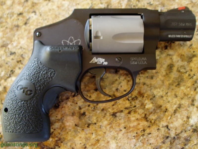 Pistols Smith & Wesson 340PD W/Crimson Trace Grips