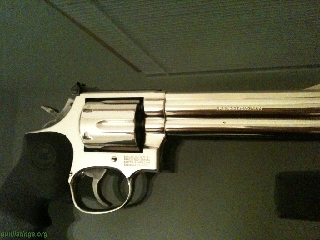 Pistols SMITH & WESSON 586 NICKEL 6