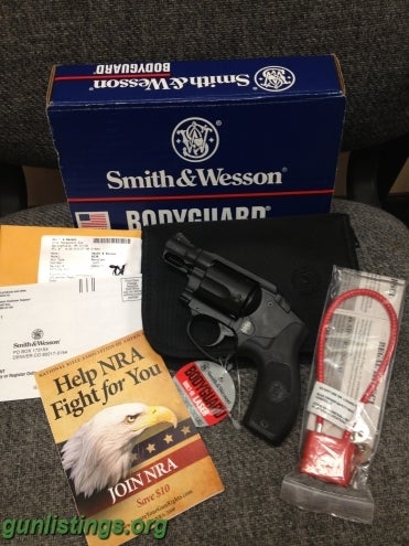 Pistols Smith & Wesson BODYGUARD 38 Revolver W/insight Laser