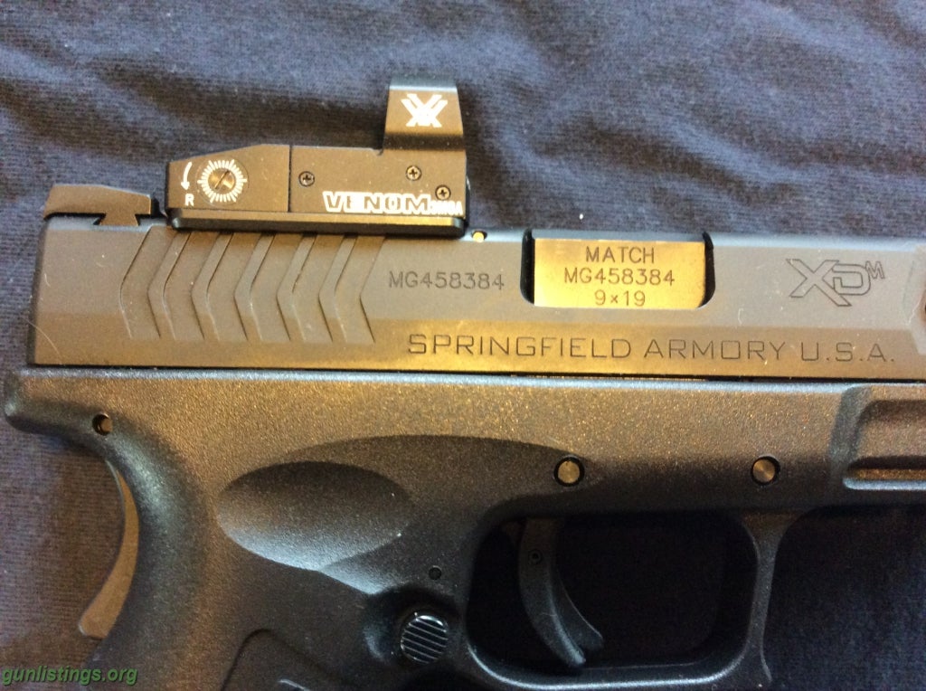 Pistols Springfield Armory XDM Venom Vortex 9mm