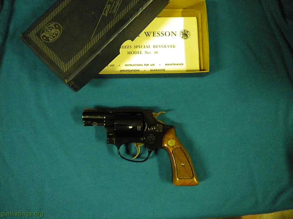 Pistols S&W 38 Special Snub Nose Revolver Compact 5 Shot