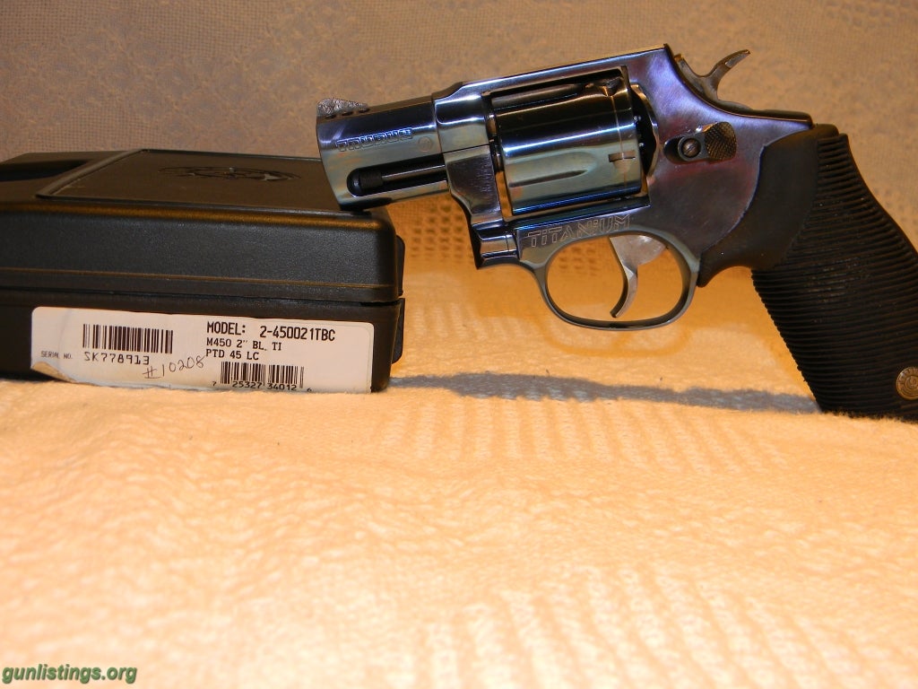 Pistols Taurus 450 Ti .45 Cal. Titanium Revolver