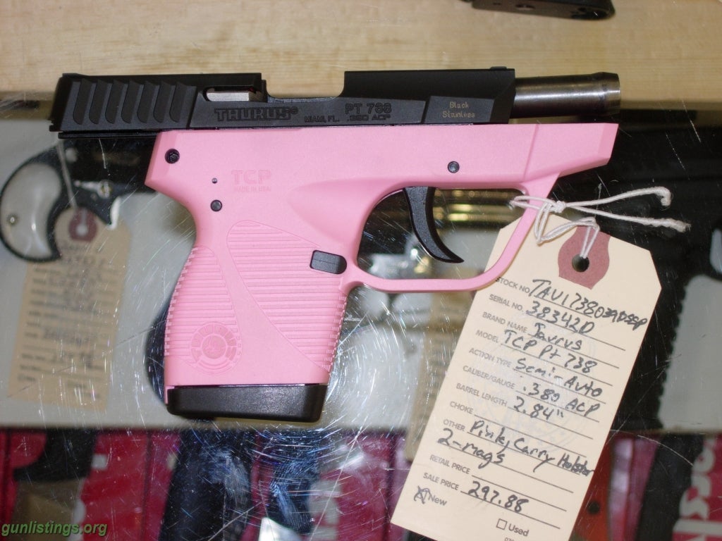 Pistols Taurus 738 TCP 380 Pink