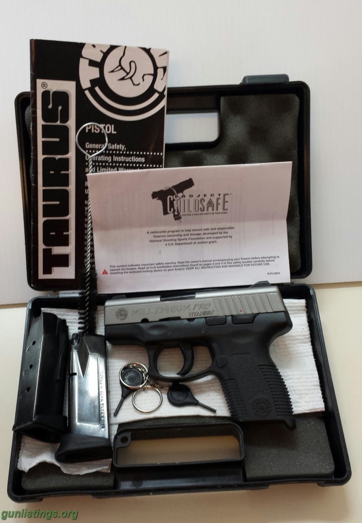 Pistols Taurus Millennium Pro PT-111Ti - This GUN Is SOLD