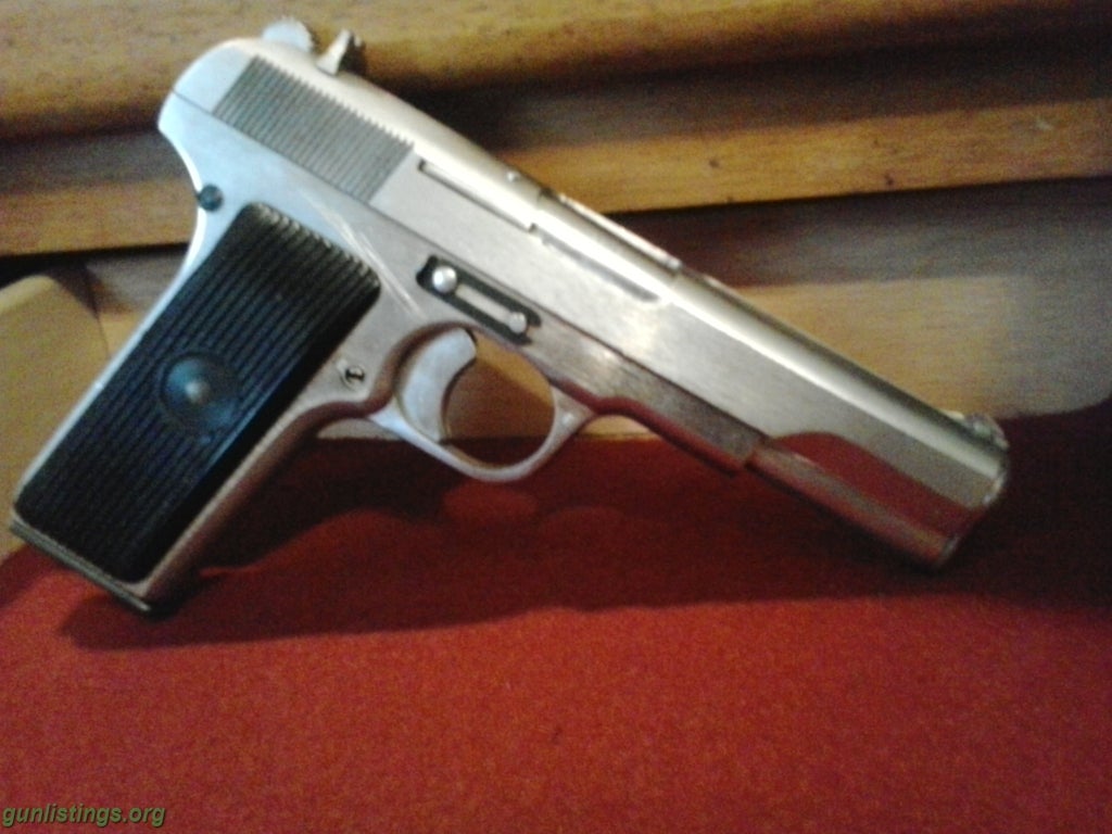 Pistols TOKAREV M57 In RARE Hard Chrome