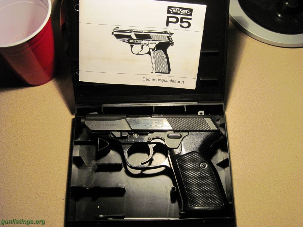 Pistols Walther P5 9MM Pistol