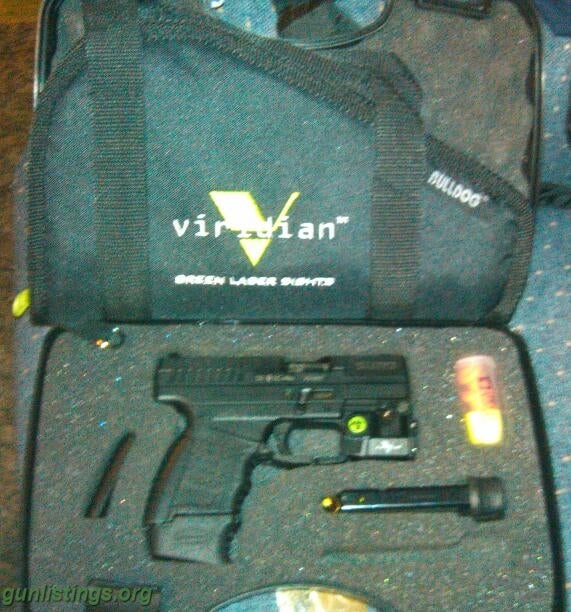 Pistols Walther Pps 9mm W/ Viridian Green Laser/flashlight